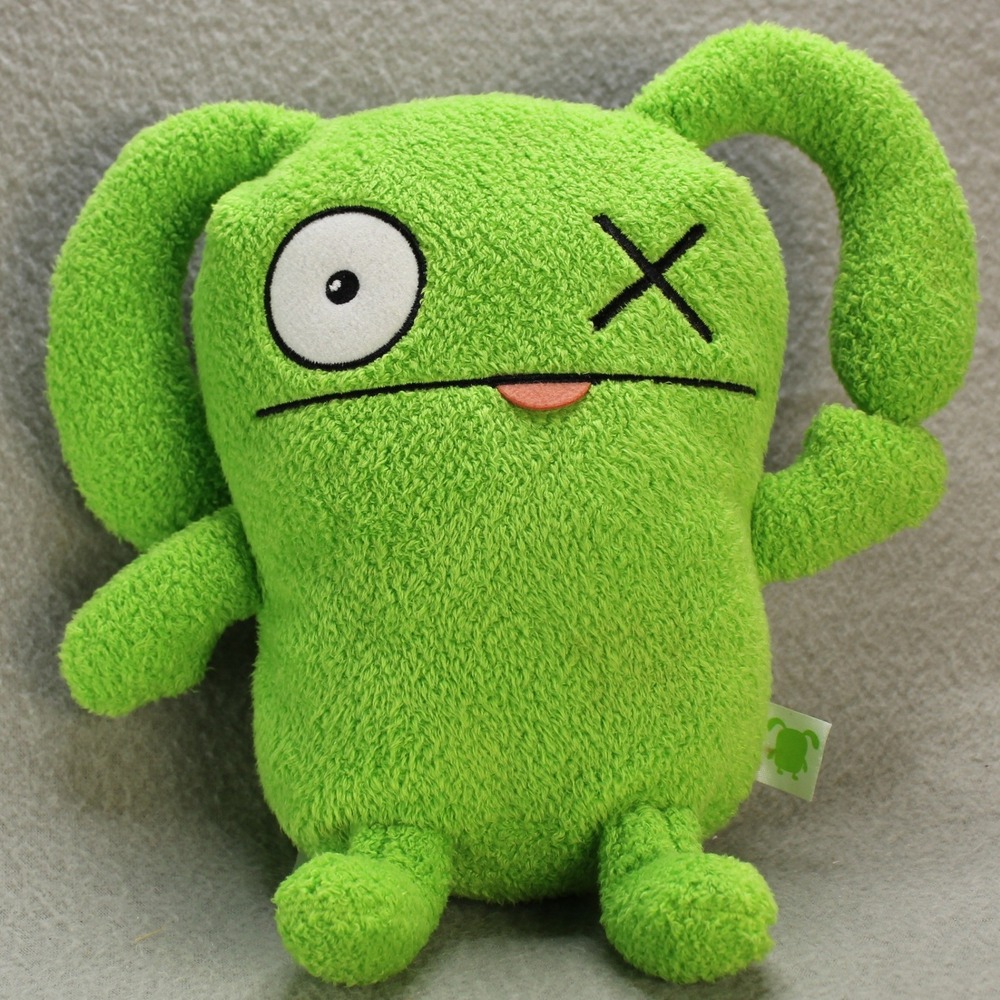Ugly Dolls Ox Plush Toy Small Green Fuzzy Monster Stuffed Animal‎